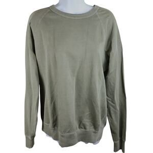 SKU Khaki Womens 100% Supima Cotton Size Medium Sweatshirt NWT